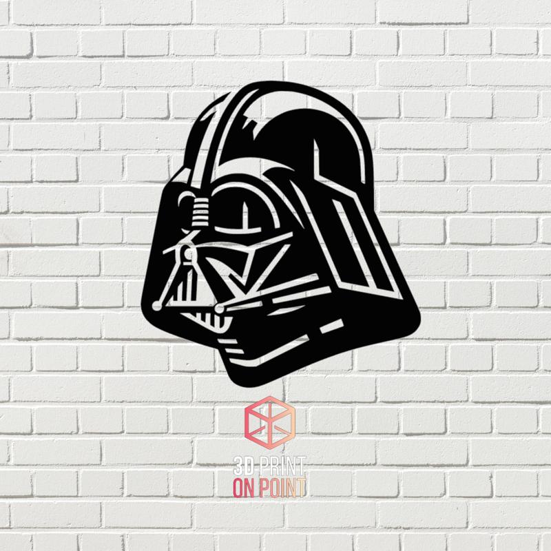 DARTH VADER FACE | 2D WALL ART #1