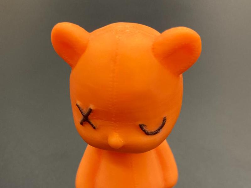 Skewed Bear Doll, Reduced Scale