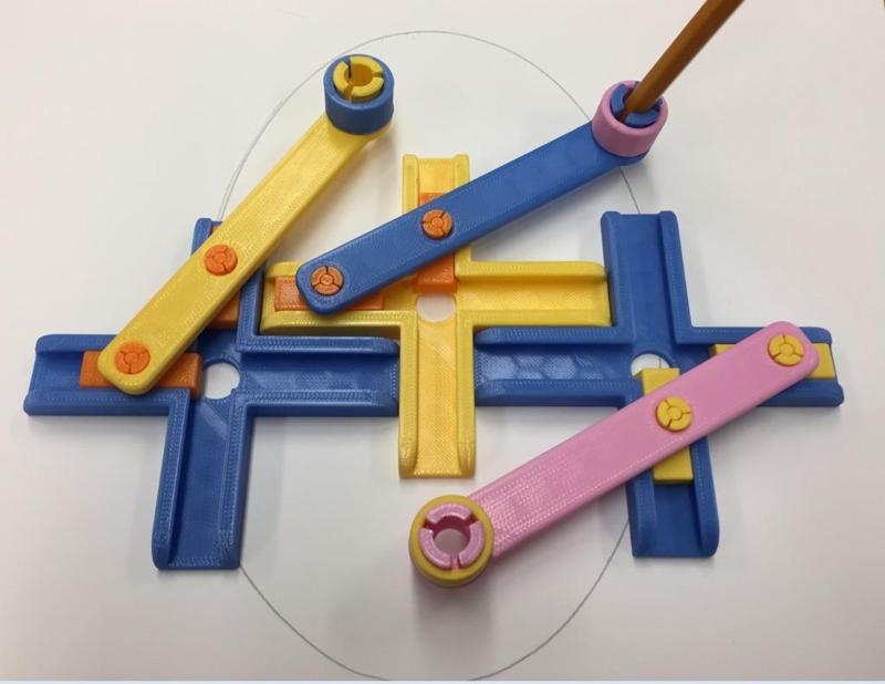 Trammel of Archimedes, Snap, Ellipsograph, Ellipse, Math, Model