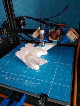 40x40 Wing for cr-10 e3D V6 modular mount V2