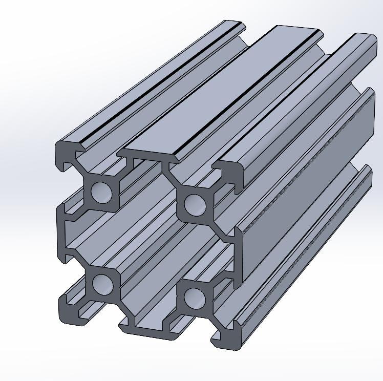 Structural profile V-Slot 40*40 grooves 6 mm
