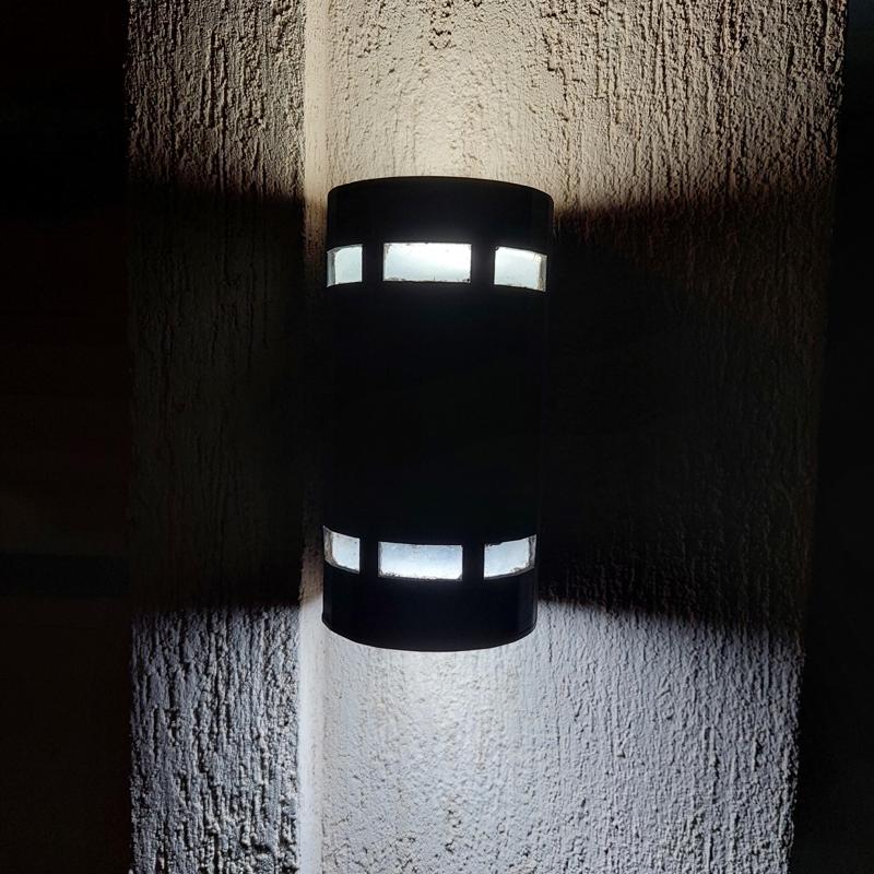 Exterior or interior wall light ABS Bidirectional GU10 Light
