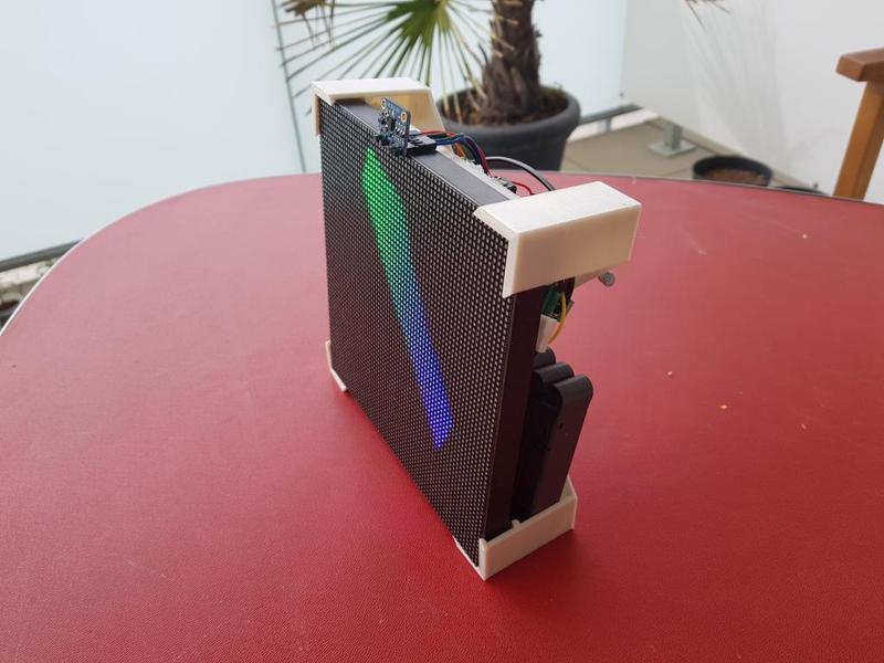 LED matrix frame for 64x64 (2.5 mm pitch)