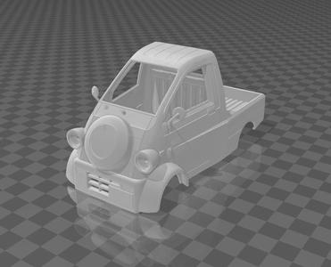 Midget II D-Type Shell Body – Divided Parts for Easy Printing