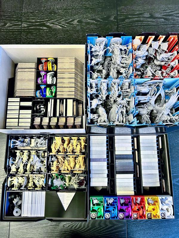 Black Rose Wars + Rebirth Insert/Organizer for Everything in 3 Boxes - No Sleeves