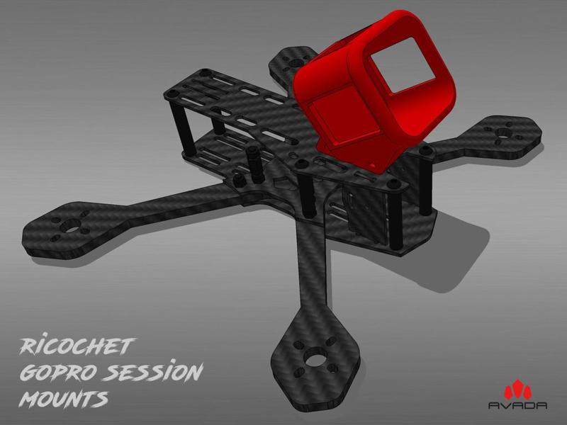 RICOCHET GOPRO SESSION MOUNTS - 30/35/40/45 DEGREE