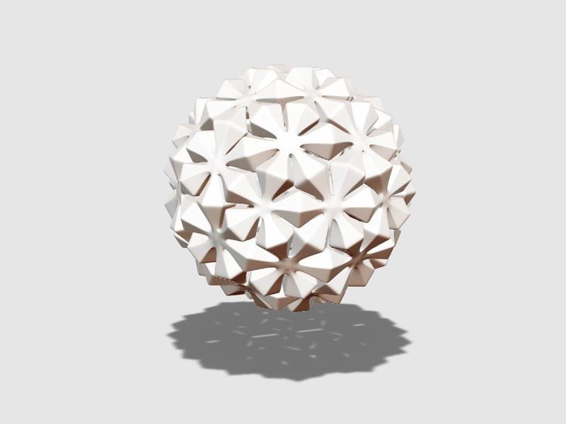 Ice flower bauble