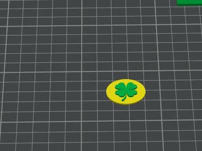 Four Leaf Clover Coin