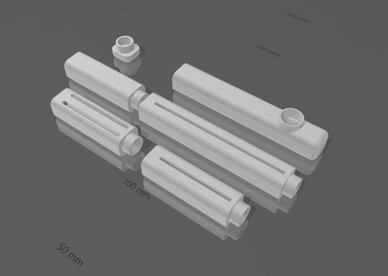 Aquarium modular spray bar