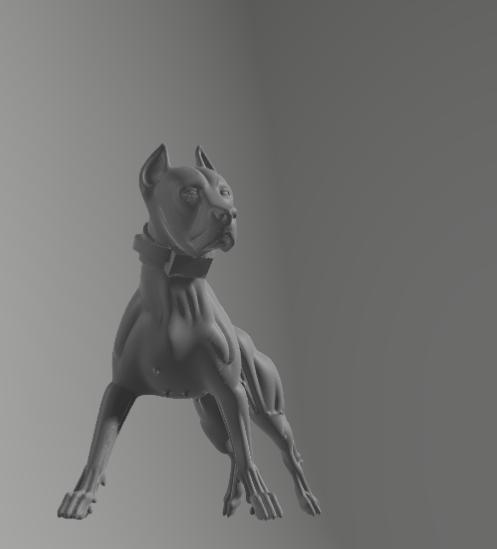 Pack Set of 8 American Pit Bull Terrier (APBT) Dogs - Scale 1/64