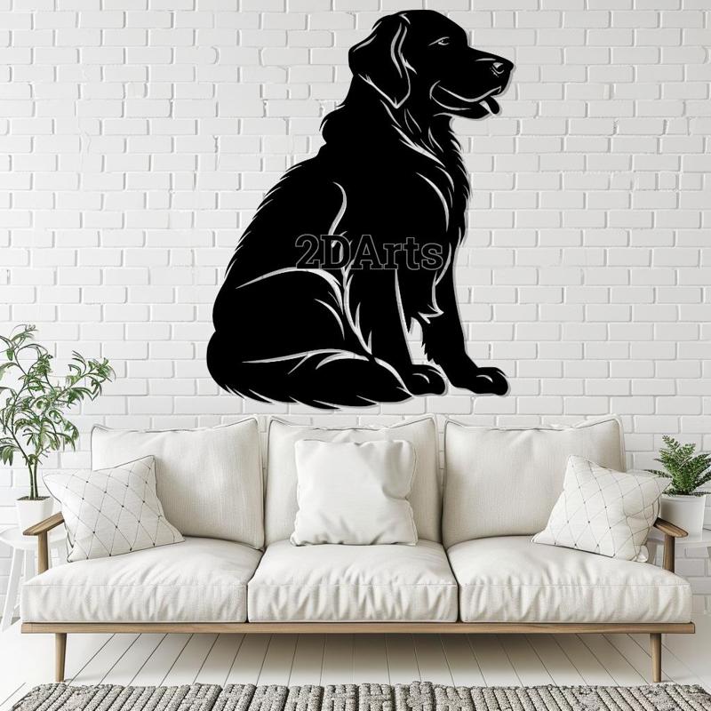 Golden Retriever 2D Wall Art/Window Art