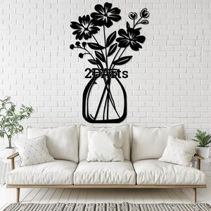 Flowers in Jar 2D Wall Art/Window Art