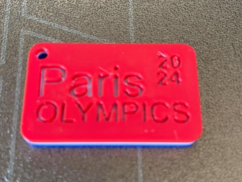 Paris Olympics Keyring 2024