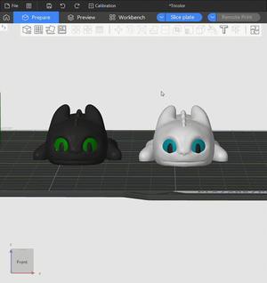 Lovers Toothless Keychain