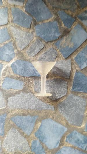 Martini Glass earring/keychain