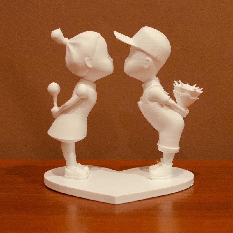 Cute heart gift box for Valentine's Day