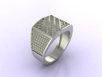 Gents Ring - Mens Ring STL READY FILES  Jewelry Rings For Men