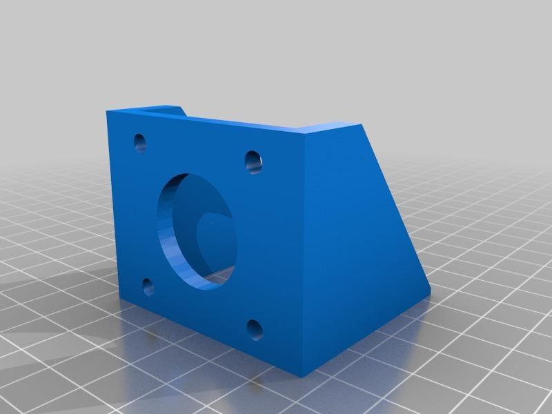 Bowden Motor Mount Blank 90 Degrees