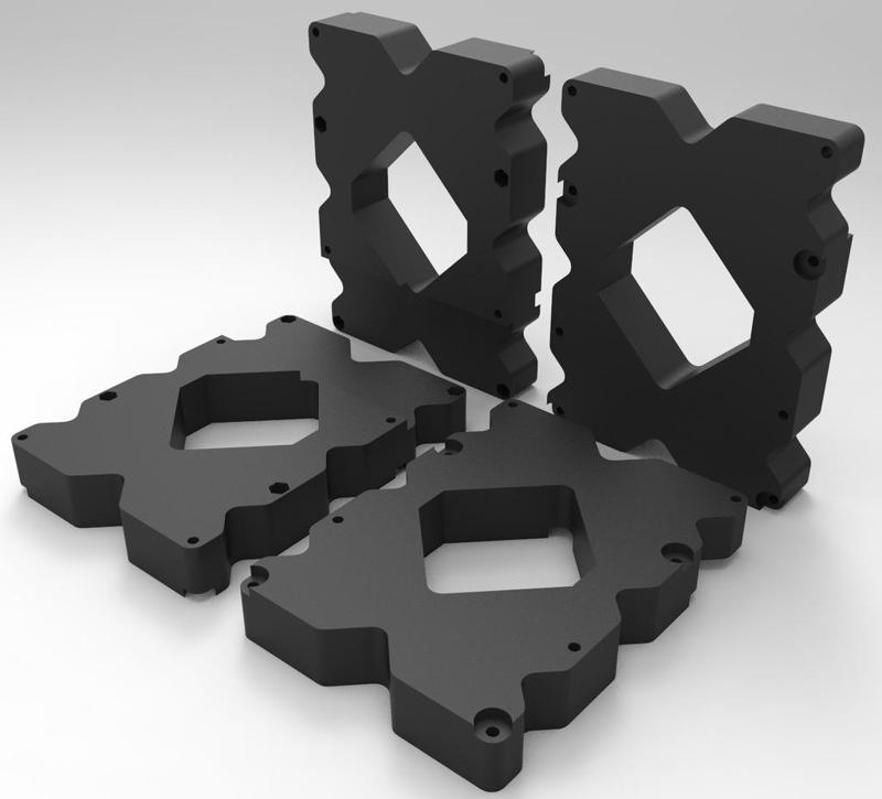 100mm VESA Offset (40 & 47mm offset) Adapter
