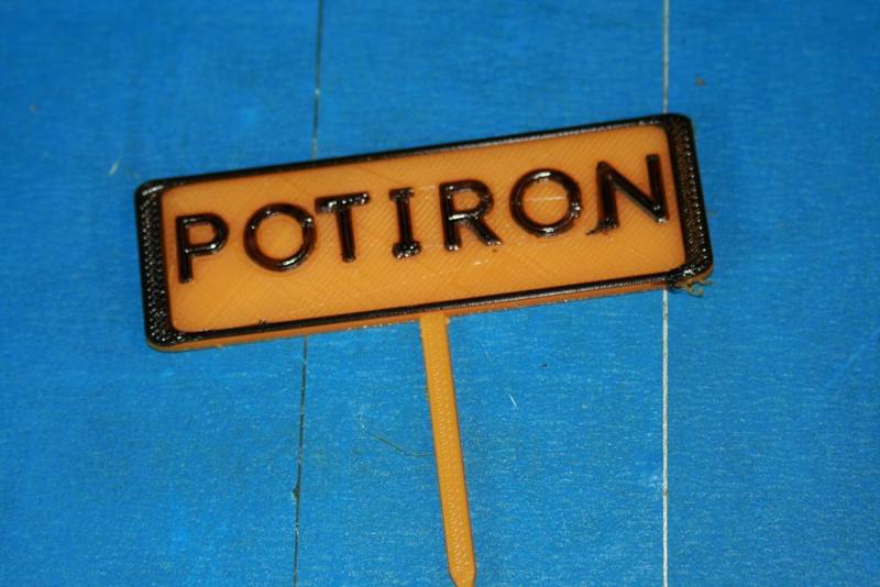 Panneau potager Potiron