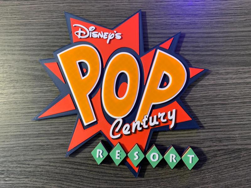 Disney's Pop Century Resort Sign