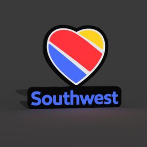 Southwest Airlines Lightbox LED Lamp