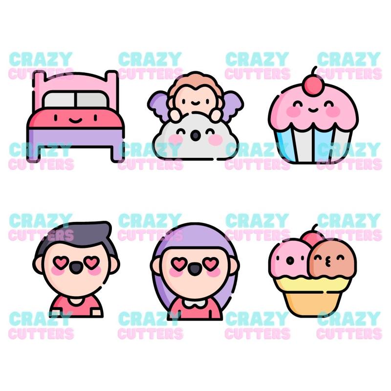 Valentine's Day  Cookie Cutter Set 2022 A