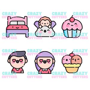 Valentine's Day  Cookie Cutter Set 2022 A