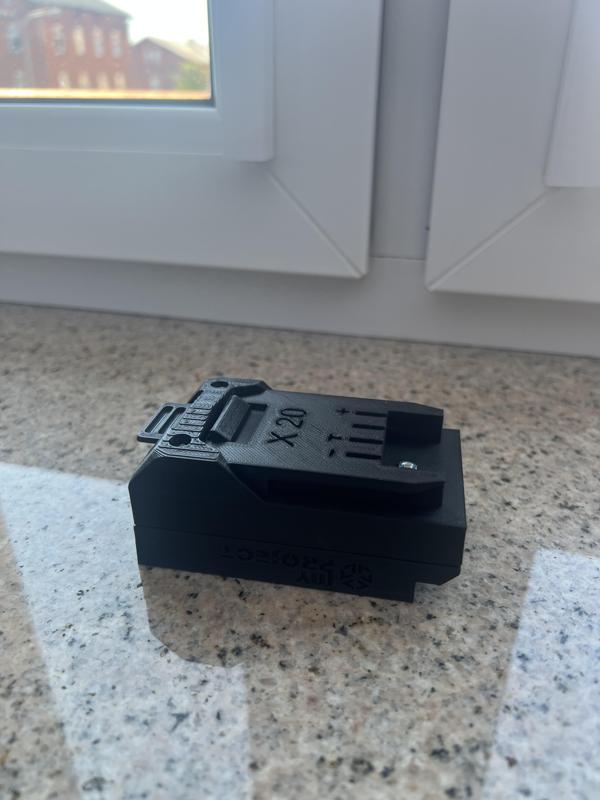 Battery adapter parkside to myproject/ niteo