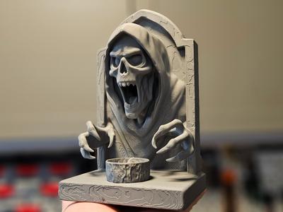 Screaming Ghoul Tealight