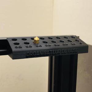 nozzle organizer individual tools