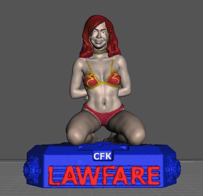 CFK LAWFARE DRESS WITH BRA & PUDOR