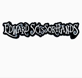 EDWARD SCISSORHANDS V2 Logo Display by MANIACMANCAVE3D
