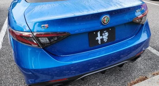 Alfa Romeo US vanity plate