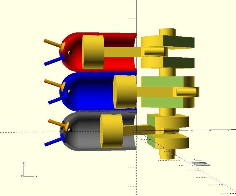 Internal Combustion Engine Anamation
