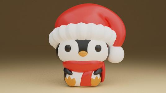 Christmas penguin