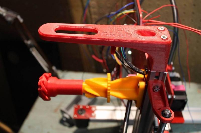 Hadron ORD Bot filament holder assembly and filament guide