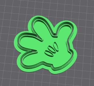 cookie cutter mickey glove