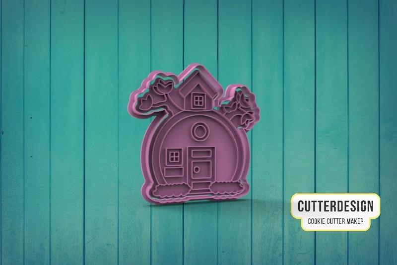 Masha and The Bear House Cookie Cutter M1