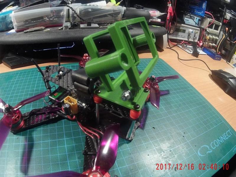 Lisam LS-210 210mm Banggood Carbon Fiber Frame Kit Mini Quadcopter On Top Camera Mount V0.2