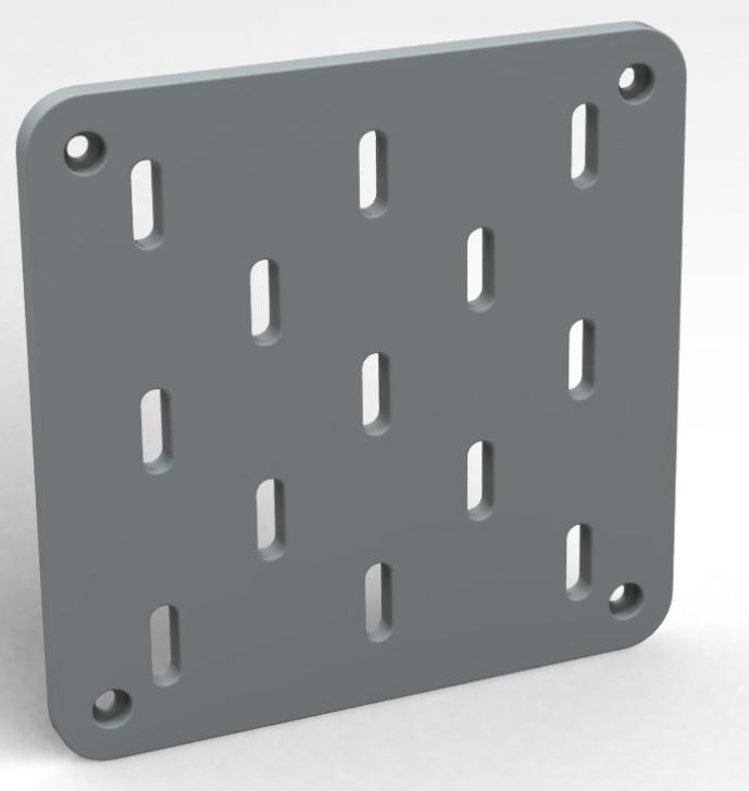 Screw-on panel 120x120 SKADIS