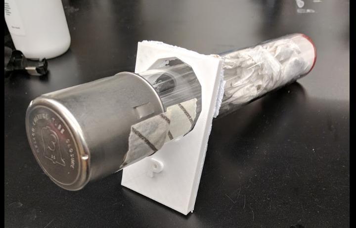 Glass pipet canister holder