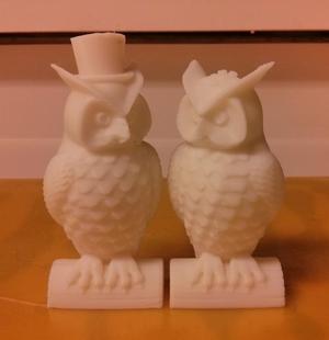 His and Her Owls (MakerWare-friendly!)