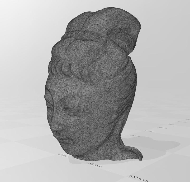 CHINESE STATUETTE HEAD