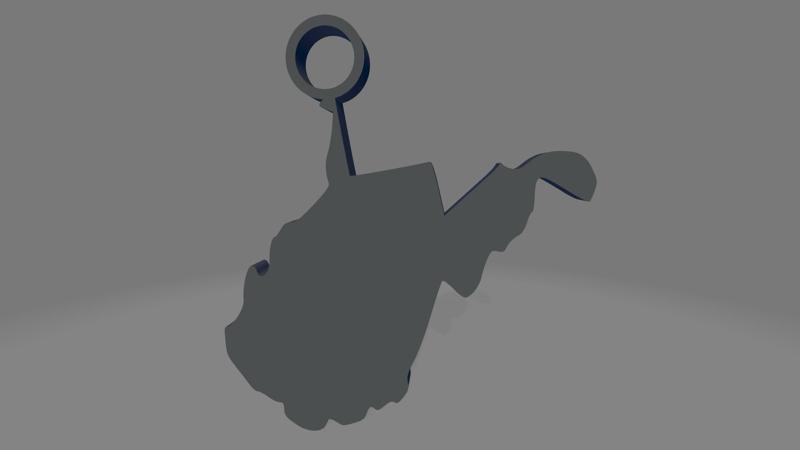 West Virginia Keychain