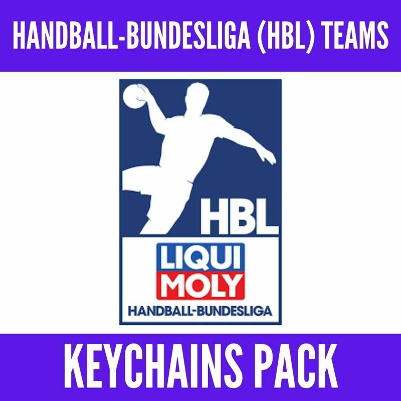 Handball-Bundesliga (HBL) Teams - Keychains Pack