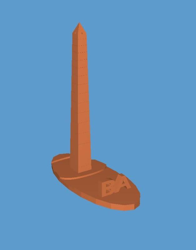 obelisk souvenir - Argentina Buenos Aires