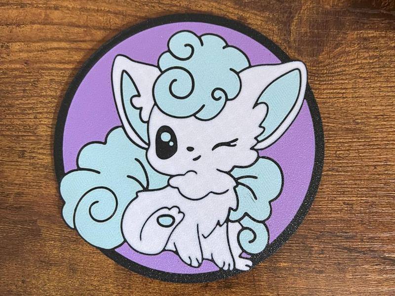 Snowy the Alohan Vulpix Coaster - Pokemon