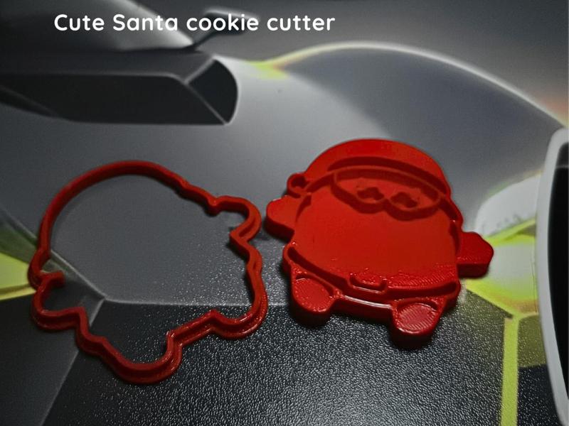 adorable Santa cookie cutter