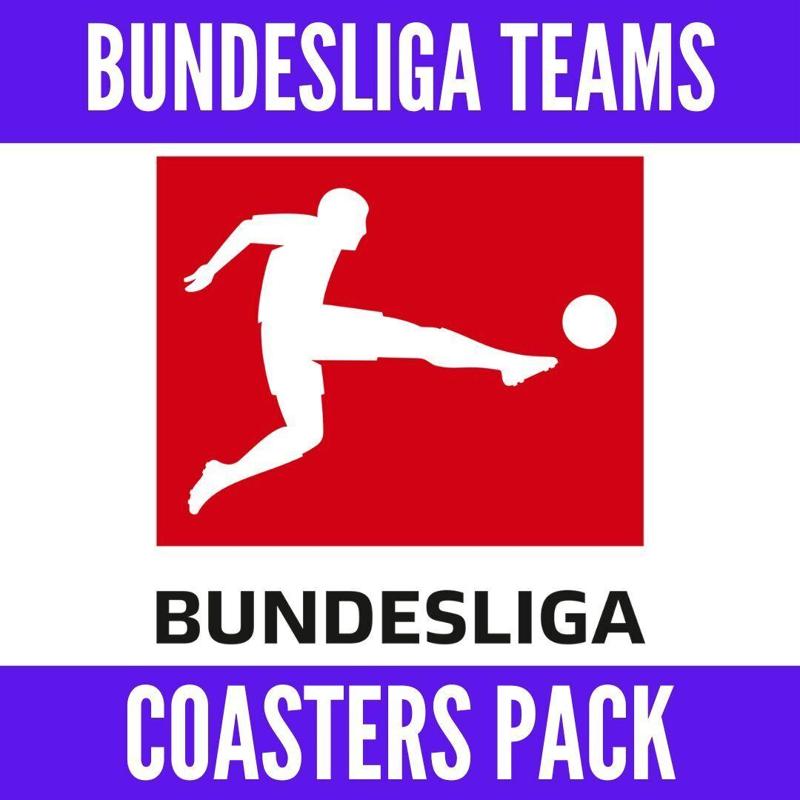 Bundesliga teams - Coasters pack